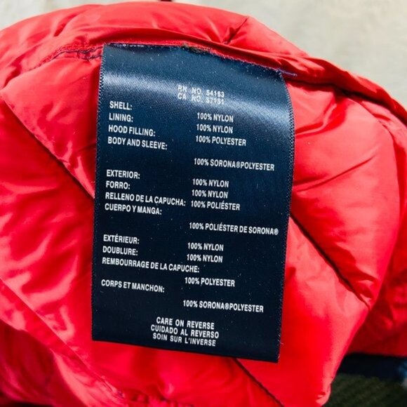 Tommy Hilfiger Stretch Fitted Packable Puffer Coat Winter snow ski Quilted - Picture 11 of 12